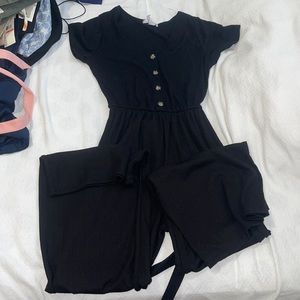 Black jumpsuit